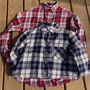 Old Navy plaid shirts